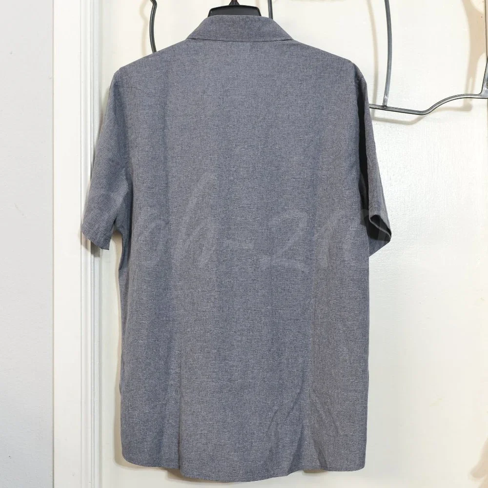 NWT Avalanche Men's Short Sleeve Woven Shirts  BLUE - Picture 6 of 7